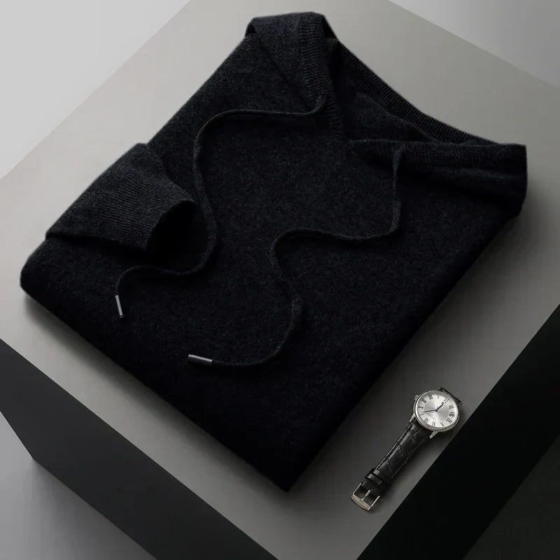 Men's Pure Merino Wool Hoodie