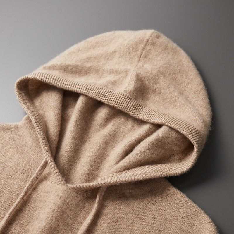 Men's Pure Merino Wool Hoodie