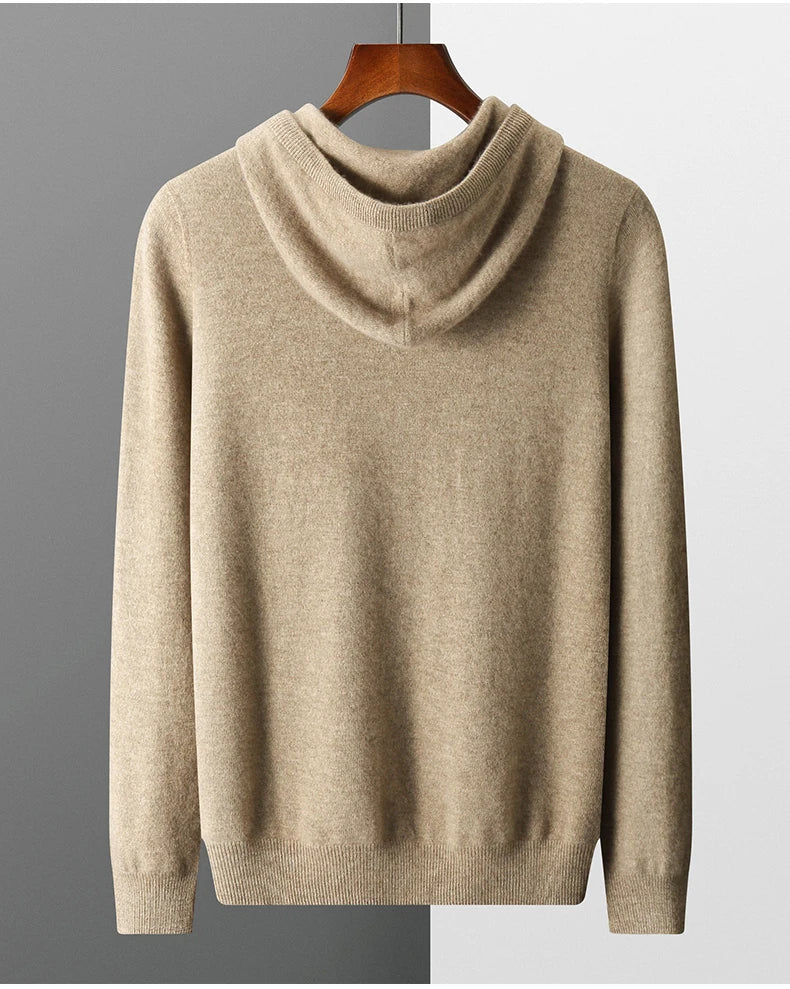 Men's Pure Merino Wool Hoodie