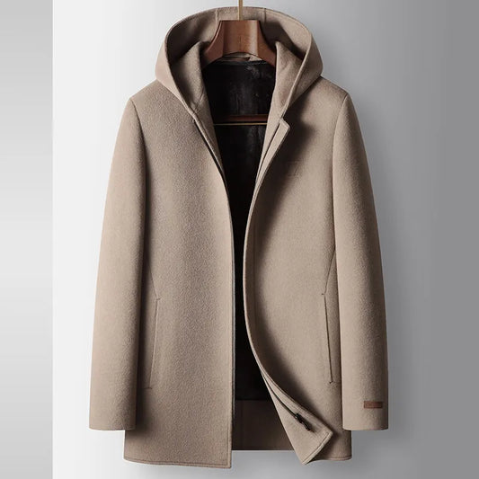 Women's Wool Hooded Coat