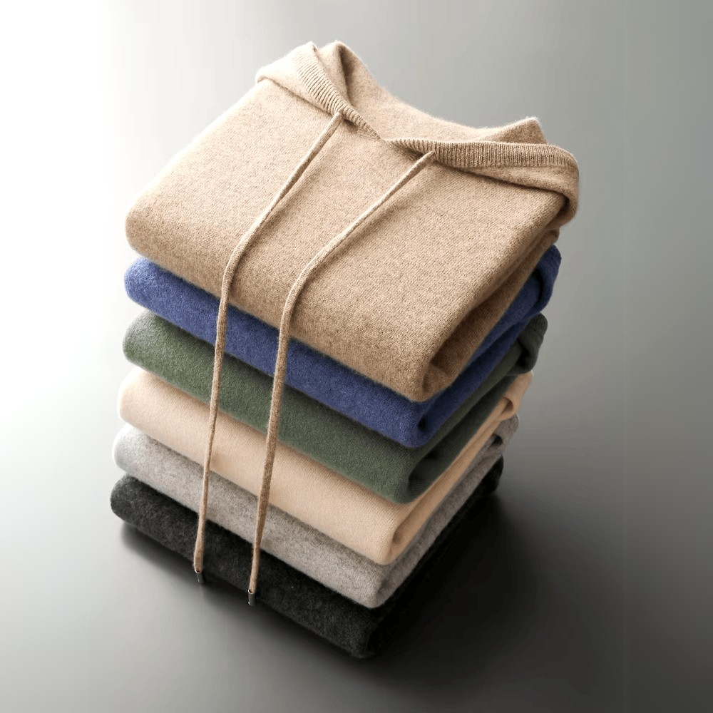 Men's Pure Merino Wool Hoodie