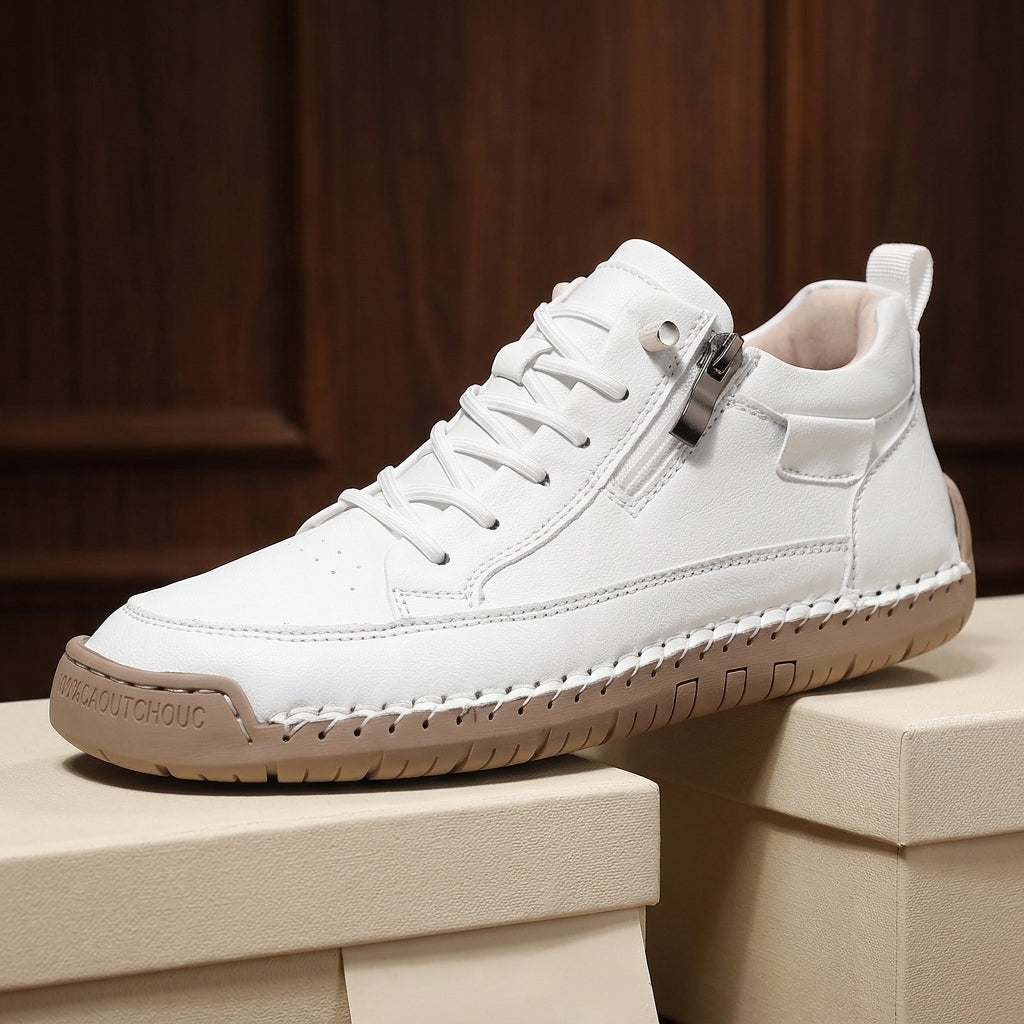 Men's Leather Lace-Up Boots