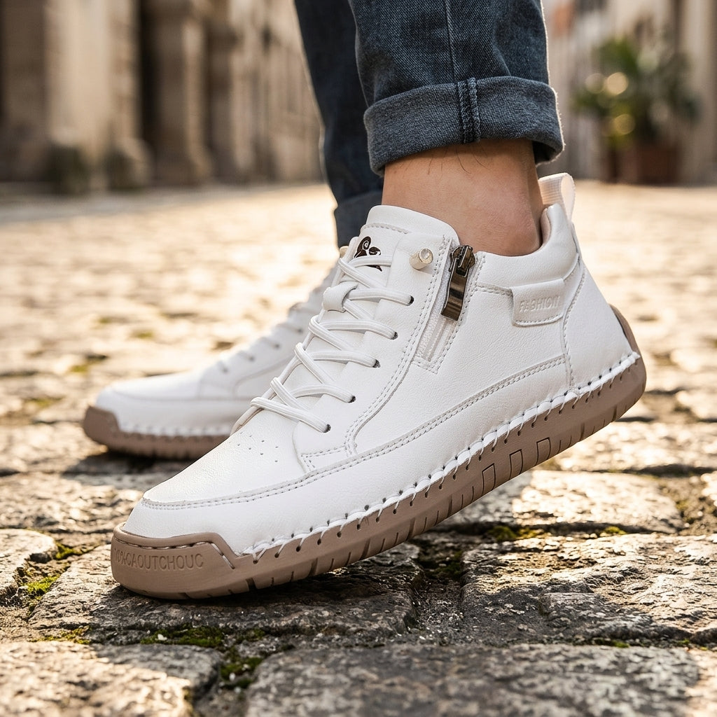 Men's Leather Lace-Up Boots