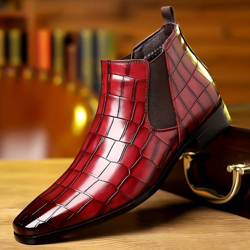 Men’s Square Toe Chelsea Boots
