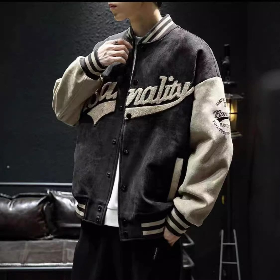 Men’s Retro Varsity Baseball Jacket