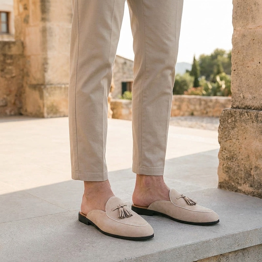 Men's Suede Mules