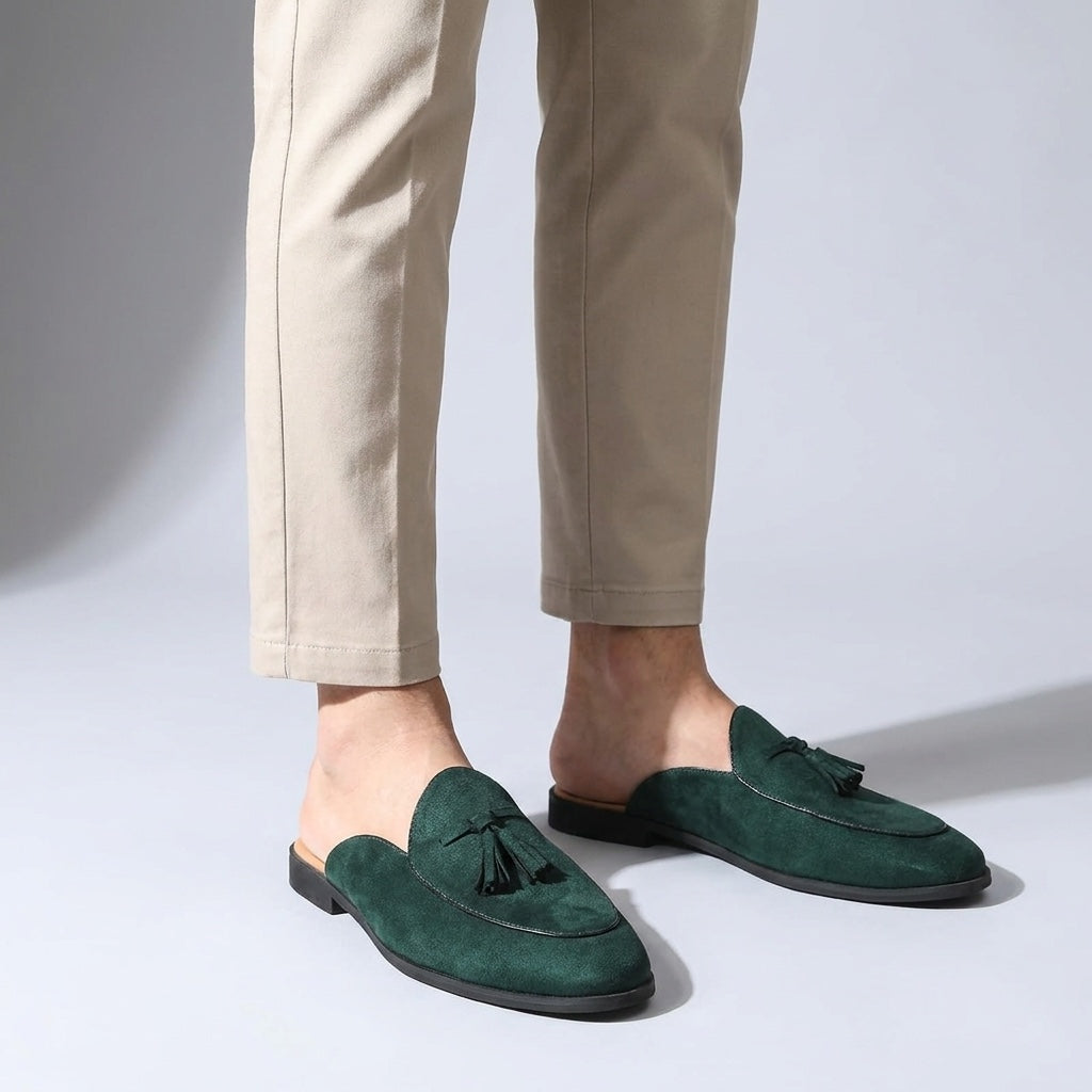 Men's Suede Mules