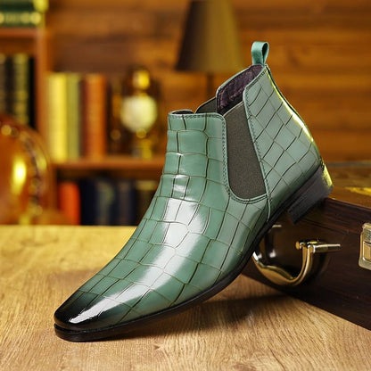 Men’s Square Toe Chelsea Boots