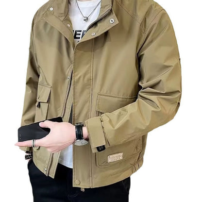 Men’s Casual Stand Collar Jacket