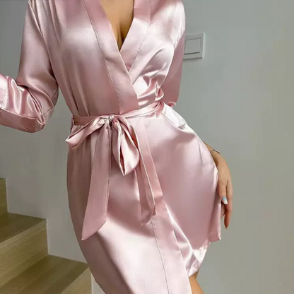 Womens Satin Nightgown Sleepwear