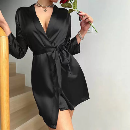 Womens Satin Nightgown Sleepwear