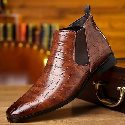 Men’s Square Toe Chelsea Boots