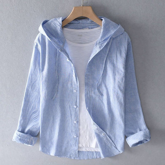 Men's Linen Hoodie