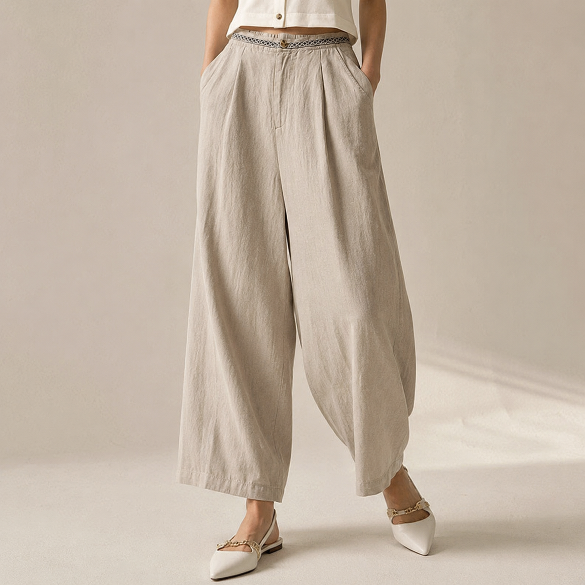 Women's Linen Trousers